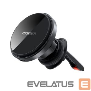 Kitas telefono priedas Choetech  Choetech T204-F magnetic car holder with 15W wireless charging - black 