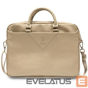 Kitas telefono priedas Guess  Guess Triangle 4G bag for a 16" laptop - gold 