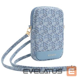 Kitas telefono priedas Guess  Guess Zip GCube Bottom Stripe phone bag - blue 