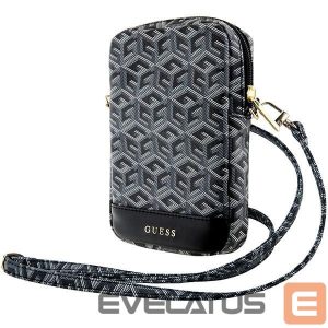 Kitas telefono priedas Guess  Guess Zip GCube Bottom Stripe phone bag - black 