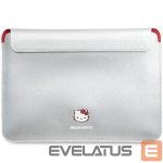 Kitas telefono priedas Hello Kitty  Hello Kitty PU Metal Logo case for a 14" laptop - silver 