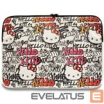 Kitas telefono priedas Hello Kitty  Hello Kitty PU Metal Logo case for a 14" laptop - beige 