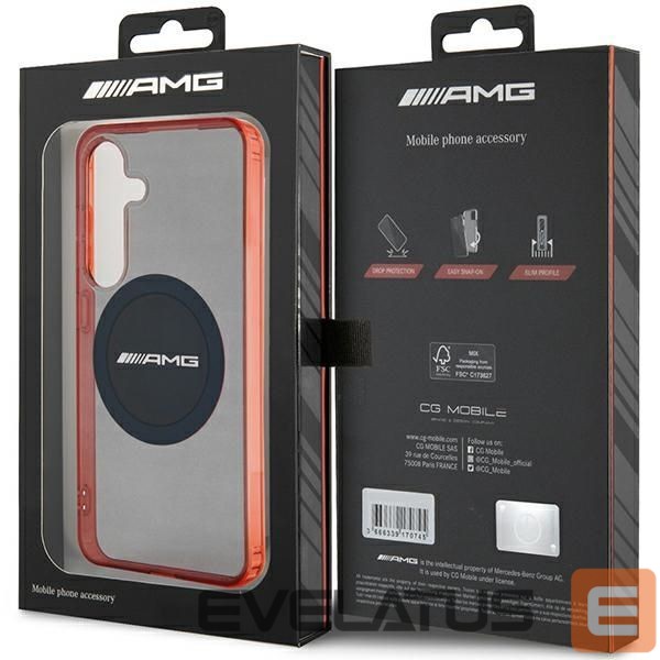 Kitas telefono priedas Mercedes-Benz AMG Transparent Bicolor MagSafe case for Samsung Galaxy S24 - black