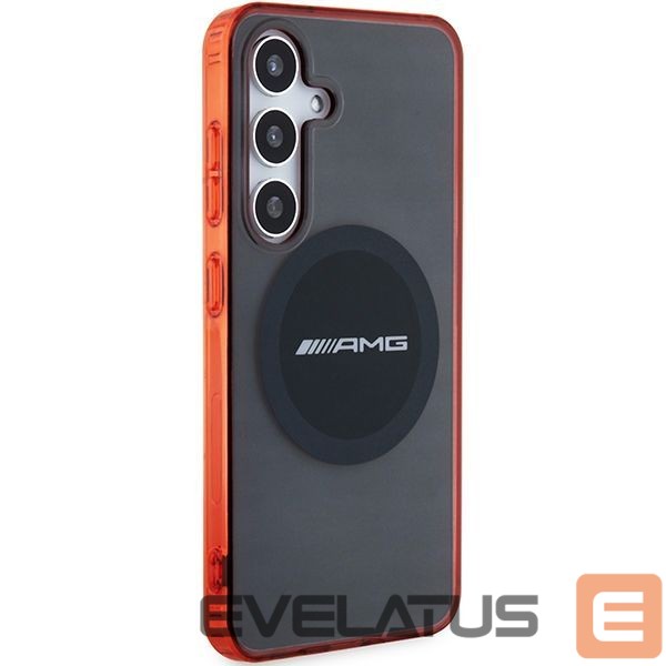 Kitas telefono priedas Mercedes-Benz AMG Transparent Bicolor MagSafe case for Samsung Galaxy S24 - black