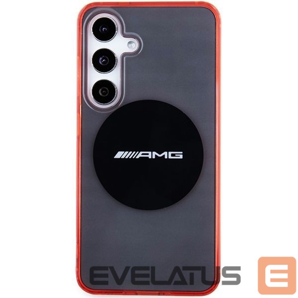 Kitas telefono priedas Mercedes-Benz AMG Transparent Bicolor MagSafe case for Samsung Galaxy S24 - black