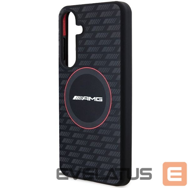 Kitas telefono priedas Mercedes-Benz AMG Silicone Carbon Pattern MagSafe case for Samsung Galaxy S24 - black