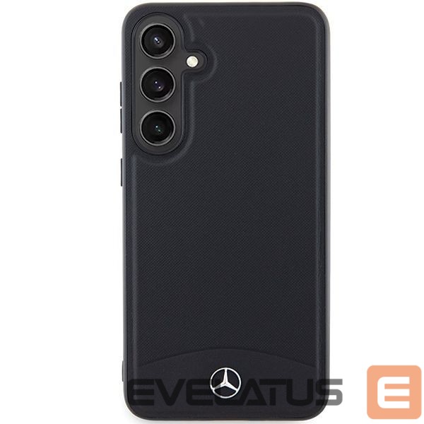 Kitas telefono priedas Mercedes-Benz Mercedes Leather Textured & Plain MagSafe case for Samsung Galaxy S24+ - black