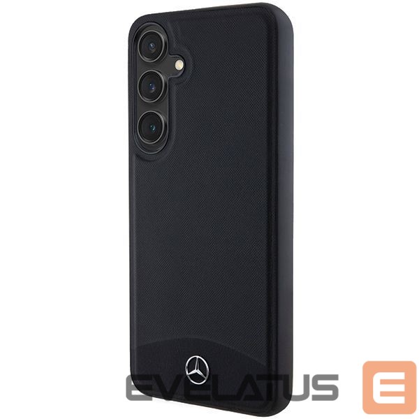 Kitas telefono priedas Mercedes-Benz Mercedes Leather Textured & Plain MagSafe case for Samsung Galaxy S24+ - black