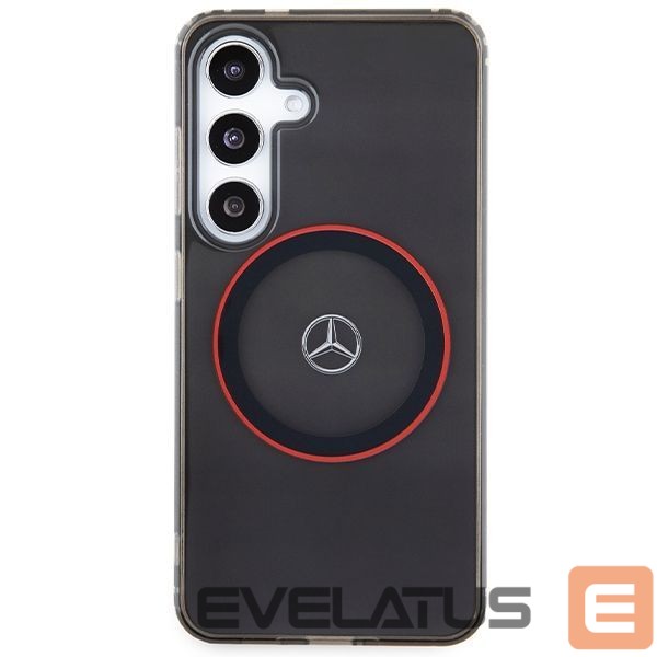 Kitas telefono priedas Mercedes-Benz Mercedes Double Layer W Red MagSafe case for Samsung Galaxy S24 - black