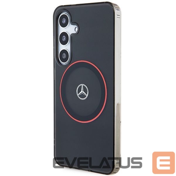Kitas telefono priedas Mercedes-Benz Mercedes Double Layer W Red MagSafe case for Samsung Galaxy S24 - black