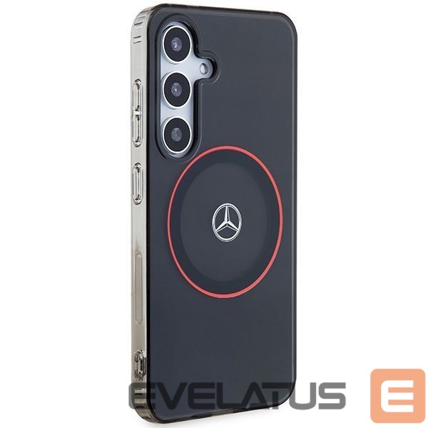 Kitas telefono priedas Mercedes-Benz Mercedes Double Layer W Red MagSafe case for Samsung Galaxy S24 - black