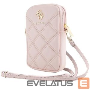 Kitas telefono priedas Guess  Guess Zip Quilted 4G bag - pink 