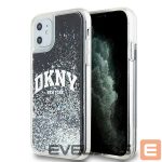 Nugarėlės dėklai DKNY  DKNY Liquid Glitter Big Logo case for iPhone 11 / Xr - black 