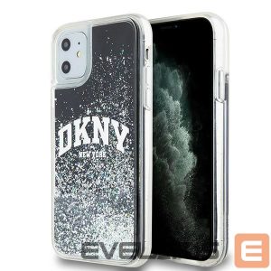 Nugarėlės dėklai DKNY  DKNY Liquid Glitter Big Logo case for iPhone 11 / Xr - black 