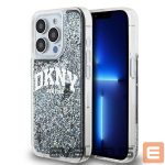 Nugarėlės dėklai DKNY  DKNY Liquid Glitter Big Logo iPhone 14 Pro Case - Black 