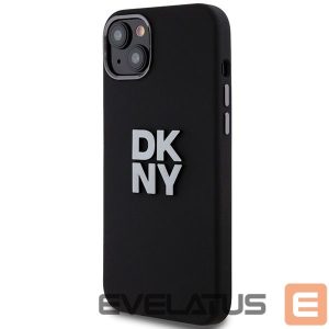 Nugarėlės dėklai DKNY  DKNY Liquid Silicone Metal Logo case for iPhone 15 Plus / 14 Plus - black 