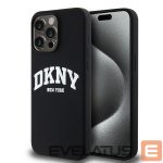 Nugarėlės dėklai DKNY  DKNY Liquid Silicone White Printed Logo MagSafe iPhone 13 Pro Max Case - Black 