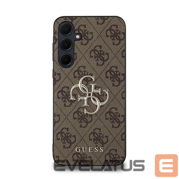 Kitas telefono priedas Guess Guess 4G Big Metal Logo case for Samsung Galaxy A35 - brown