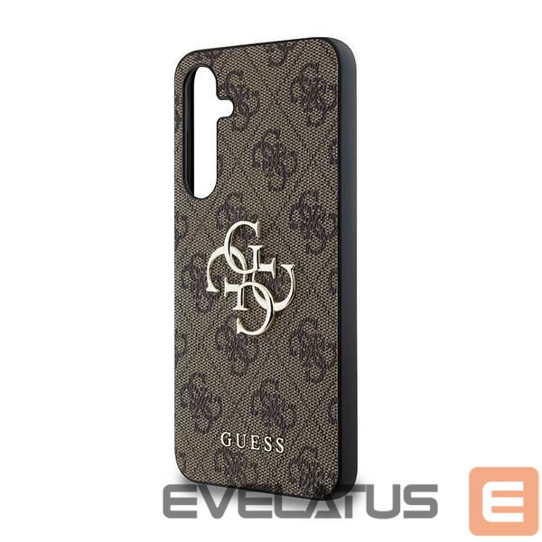 Kitas telefono priedas Guess Guess 4G Big Metal Logo case for Samsung Galaxy A35 - brown