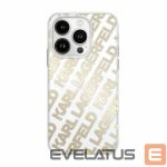 Kitas telefono priedas Karl Lagerfeld  Karl Lagerfeld IML Fullover Logo case for iPhone 15 Pro - gold 