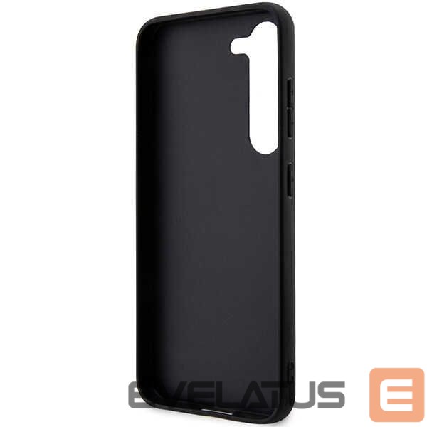 Kitas telefono priedas Karl Lagerfeld Karl Lagerfeld Saffiano Mono Metal Logo case for Samsung Galaxy S24 - black