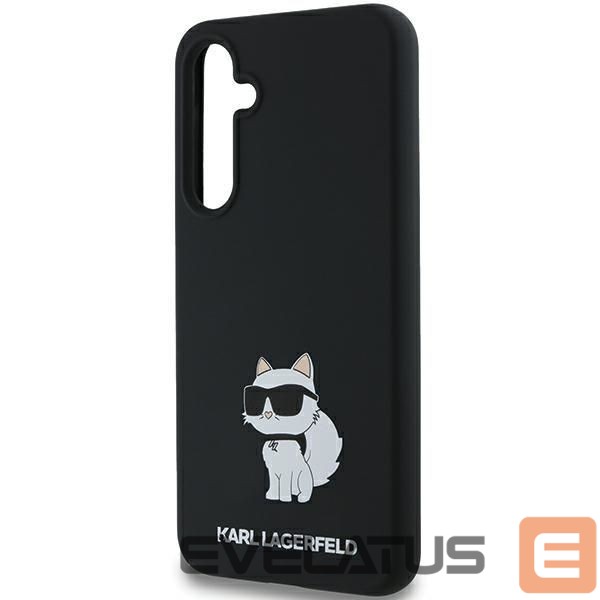 Kitas telefono priedas Karl Lagerfeld Karl Lagerfeld Silicone Choupette case for Samsung Galaxy A35 - black