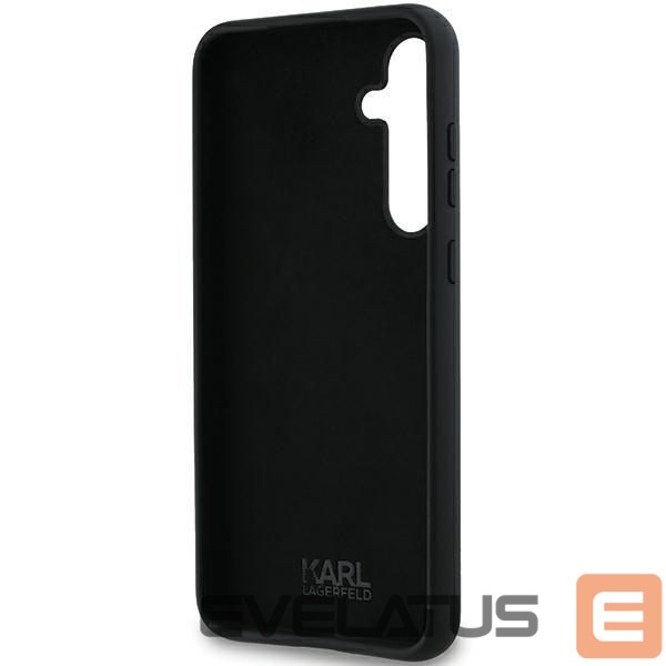 Kitas telefono priedas Karl Lagerfeld Karl Lagerfeld Silicone Choupette case for Samsung Galaxy A35 - black