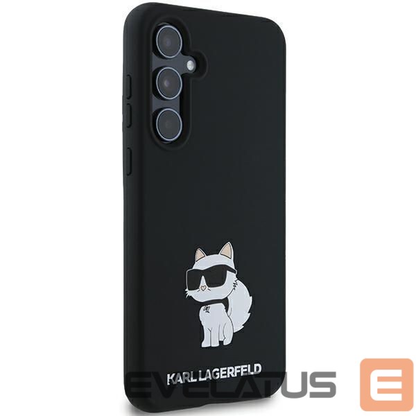 Kitas telefono priedas Karl Lagerfeld Karl Lagerfeld Silicone Choupette case for Samsung Galaxy A35 - black