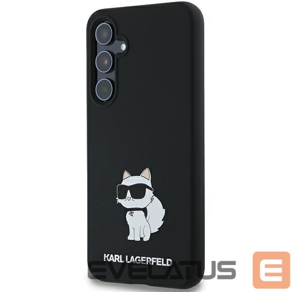 Kitas telefono priedas Karl Lagerfeld Karl Lagerfeld Silicone Choupette case for Samsung Galaxy A35 - black