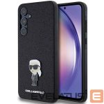 Kitas telefono priedas Karl Lagerfeld  Karl Lagerfeld Fixed Glitter Ikonik Logo Metal Pin case for Samsung Galaxy A55 - black 