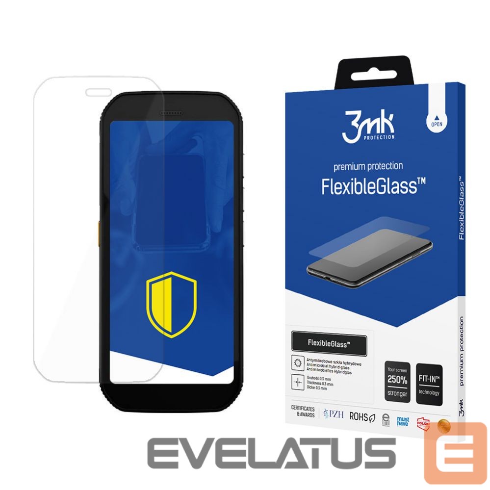 Kitas telefono priedas 3MK 3mk FlexibleGlass hybrid glass for CAT S42 H+
