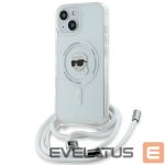 Kitas telefono priedas Karl Lagerfeld  Karl Lagerfeld Crossbody IML Karl Head MagSafe case for iPhone 15 / 14 / 13 - transparent 