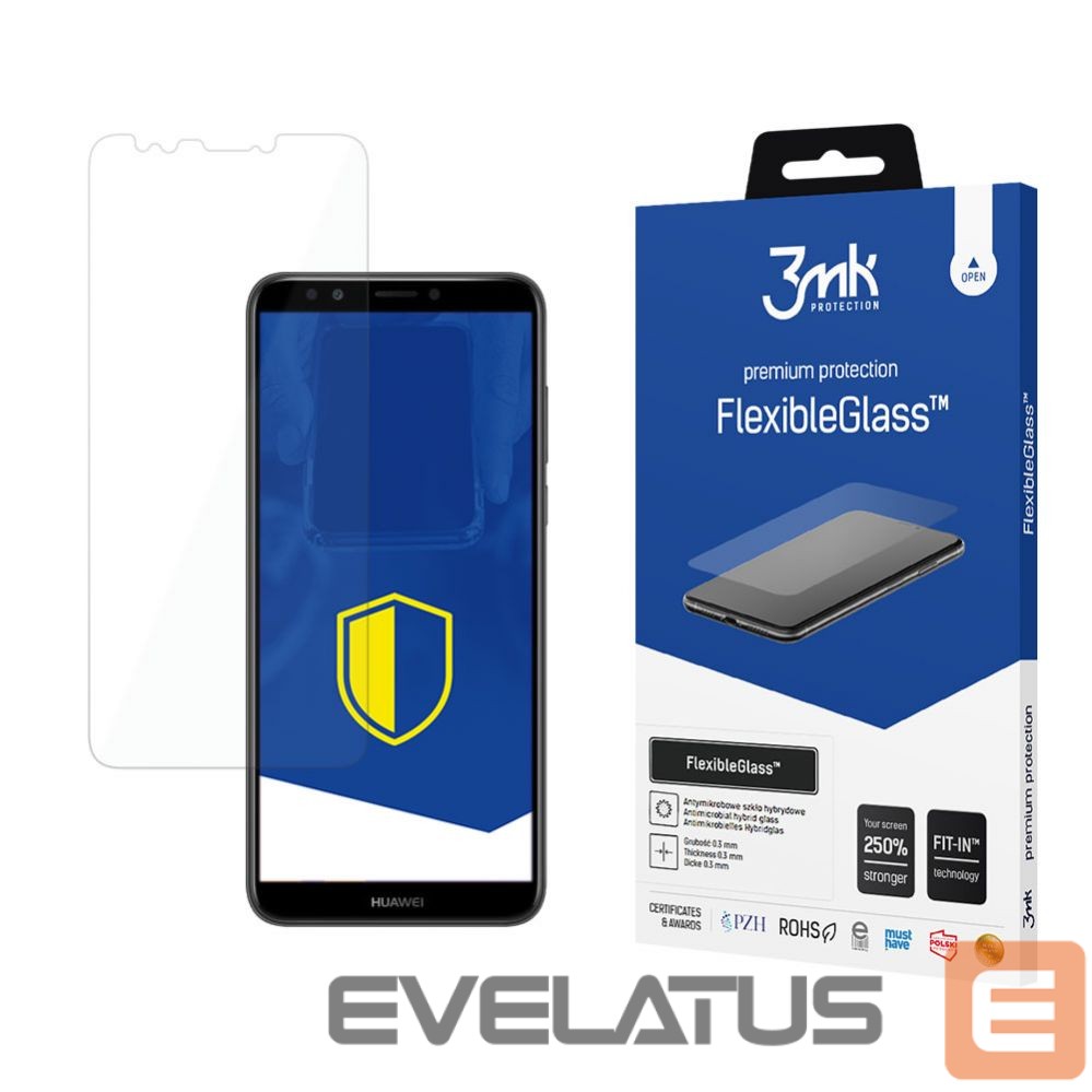 Kitas telefono priedas 3MK Hybrid glass 3mk FlexibleGlass for Huawei Y7 Prime 2018