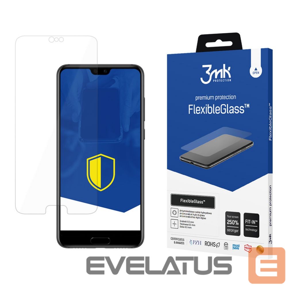 Kitas telefono priedas 3MK 3mk FlexibleGlass hybrid glass on Huawei P20 Pro