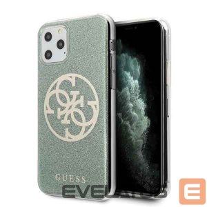 Nugarėlės dėklai Guess  Guess GUHCN58PCUGLKA iPhone 11 Pro khaki hard case 4G Circle Glitter