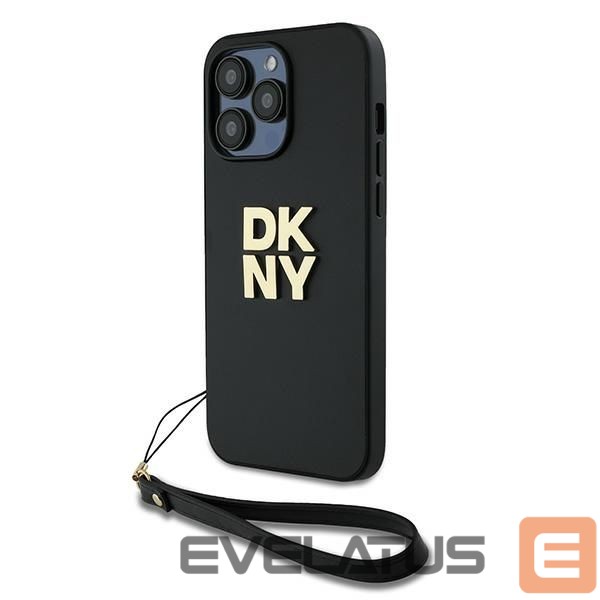 Kitas telefono priedas DKNY DKNY Wrist Strap Stock Logo case for iPhone 14 Pro Max - black