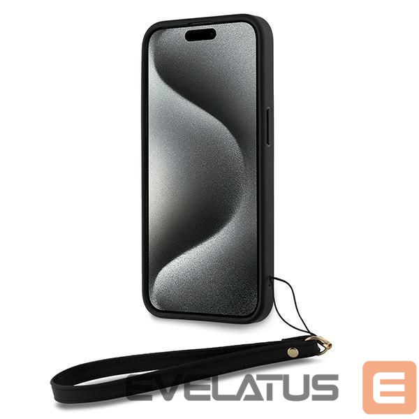 Kitas telefono priedas DKNY DKNY Wrist Strap Stock Logo case for iPhone 14 Pro Max - black