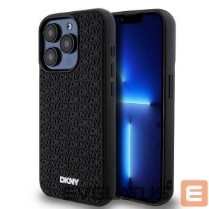 Kitas telefono priedas DKNY  DKNY 3D Rubber Repeat Pattern case for iPhone 15 Pro Max - black 