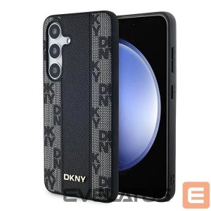 Kitas telefono priedas DKNY  DKNY Leather Checkered Mono Pattern MagSafe case for Samsung Galaxy S24+ - black 
