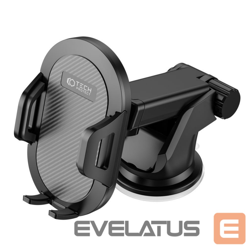 Automatinis laikiklis Tech-Protect Tech-Protect V1 Car Phone Holder for Windshield/Cockpit - Black