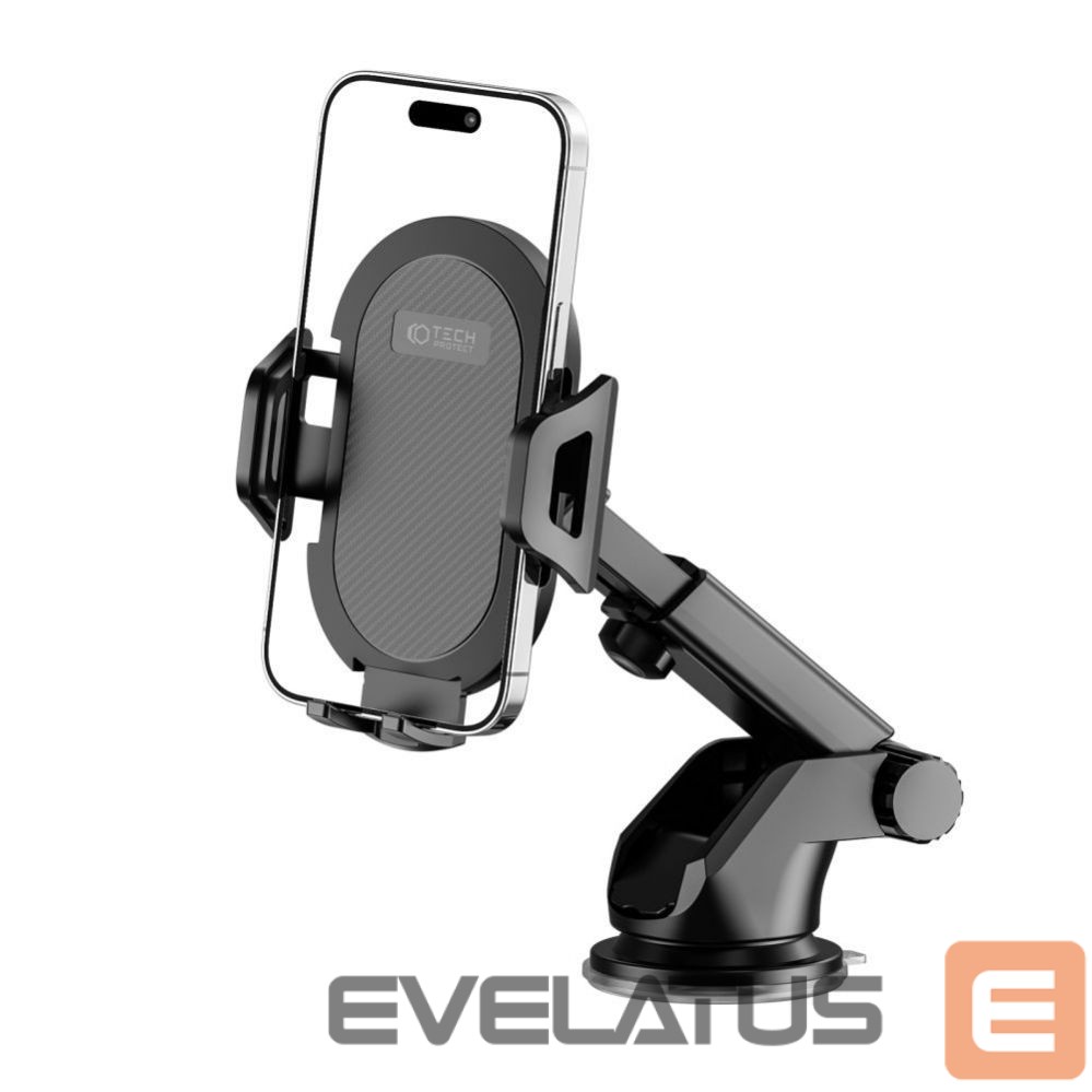Automatinis laikiklis Tech-Protect Tech-Protect V1 Car Phone Holder for Windshield/Cockpit - Black