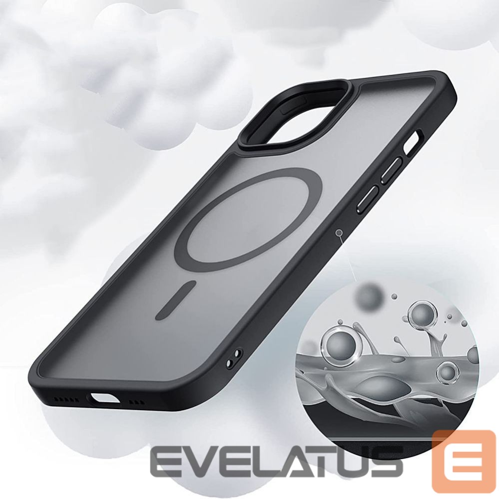 Nugarėlės dėklai Tech-Protect Black || Semi-transparent