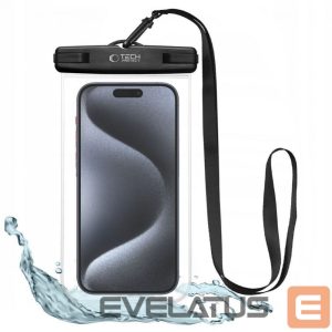Kiti Tech-Protect  Tech-Protect UWC7 waterproof case universal for smartphones up to 6.9" - black 