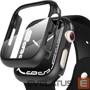 Nugarėlės dėklai Tech-Protect  Tech-Protect Defense360 Case for Apple Watch 7 / 8 / 9 (45mm) - Black 