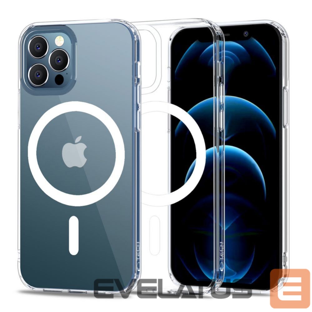 Nugarėlės dėklai Tech-Protect Tech-Protect MagMat MagSafe Case for iPhone 12 / 12 Pro - Clear