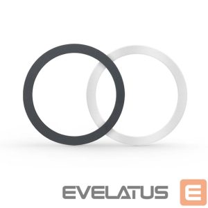 Nugarėlės dėklai Tech-Protect  Tech-Protect MagMat MagSafe magnetic ring universal - black / silver (2 pcs.) 