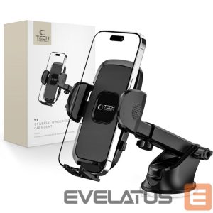 Automatinis laikiklis Tech-Protect  Tech-Protect V3 Car Phone Holder for Windshield/Cockpit - Black 