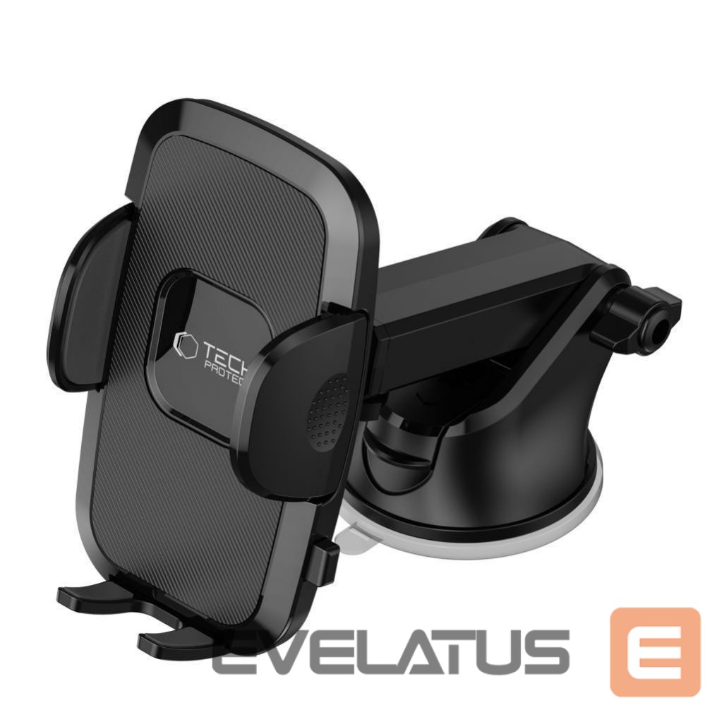 Automatinis laikiklis Tech-Protect Tech-Protect V3 Car Phone Holder for Windshield/Cockpit - Black