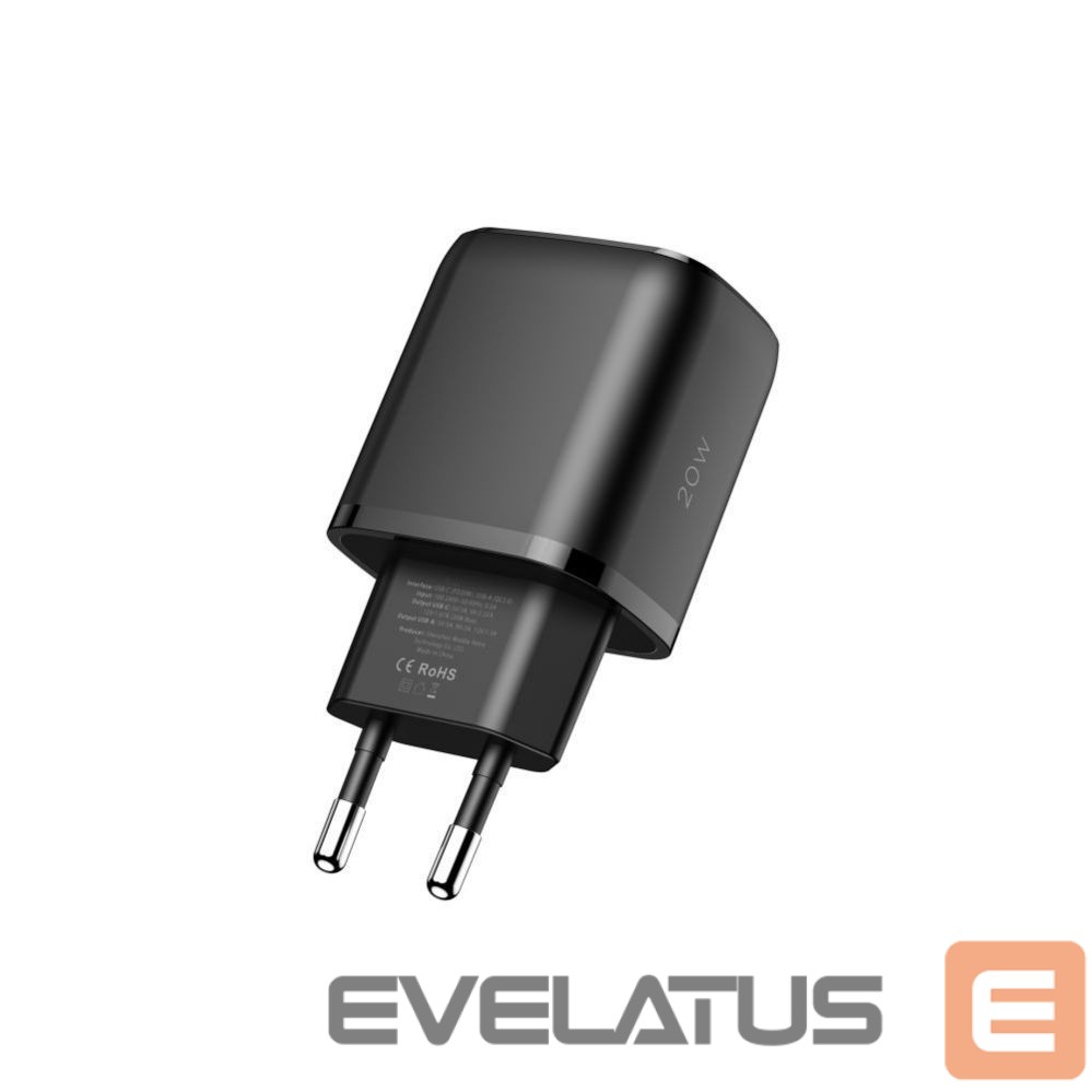 Adapteriai Tech-Protect Black \ USB-A (female) || USB-C (female) \ without cable