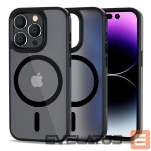 Nugarėlės dėklai Tech-Protect  Black || Semi-transparent 